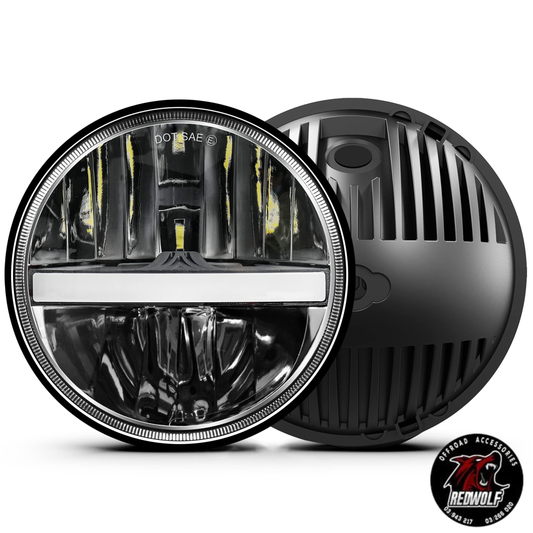 Head Led Light - 7 Inch - in set