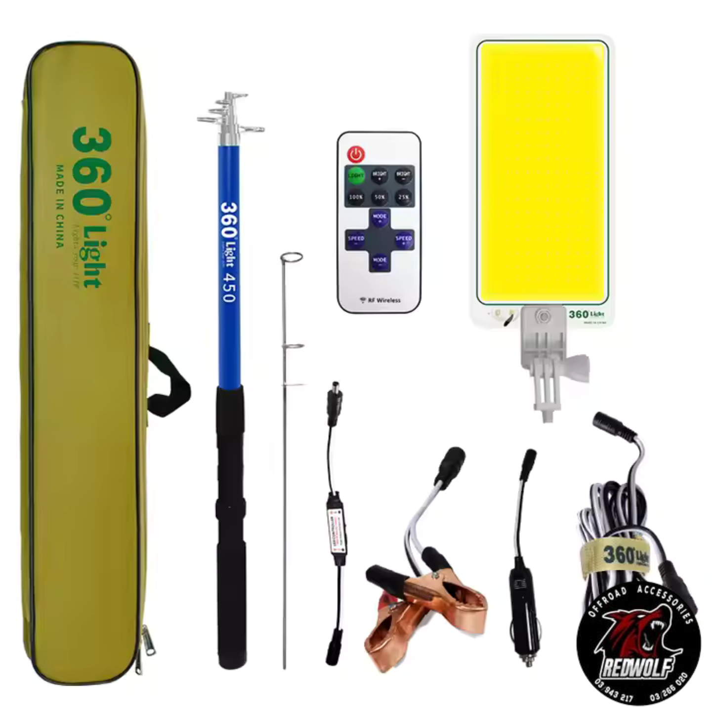 Led Light with Rod 47w 22.8x11.3 cm 4598Lm