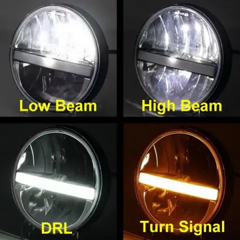 Headlight Led Light - JL Design - 7 inches