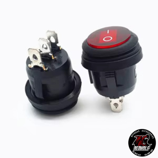 Botton Waterproof Round Pin Illuminated