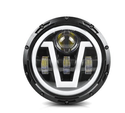 Headlight Led Light - V Design - 7 inches